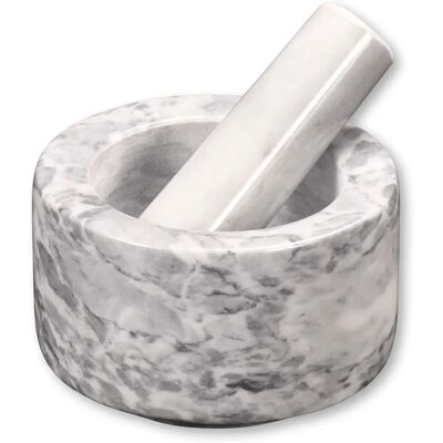 Mortier en marbre Kesper - Blanc, 13cm, 8cm - Pour cuisine et maison Mortier en marbre Kesper - Blanc, 13cm, 8cm - Pour cuisine et maison