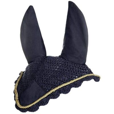HKM - 33876972 - Bleu nuit/doré - S - Fly mask HKM - 33876972 - Bleu nuit/doré - S - Fly mask