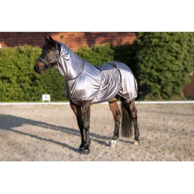 Abrigo anti-insectos gris HKM - Protector de moscas y insectos para caballos Abrigo anti-insectos gris HKM - Protector de moscas y insectos para caballos