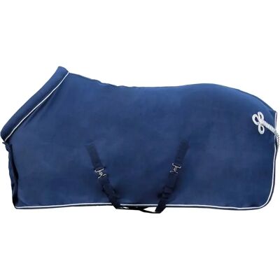 HKM - Fleece Rug with Collar - Bleu Foncé - 6'3 - Horse rug - Publicité HKM - Fleece Rug with Collar - Bleu Foncé - 6'3 - Horse rug - Publicité