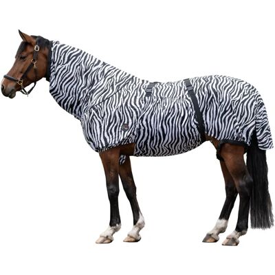 HKM Zebra Ekzemerdecke - 165 - Ausreitdecke - Fliegenhaube HKM Zebra Ekzemerdecke - 165 - Ausreitdecke - Fliegenhaube
