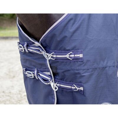 HKM - Regendecke Eco Light Summer Rain 0g - Bleu foncé - 135 cm - Couverture pour cheval - Publicité HKM - Regendecke Eco Light Summer Rain 0g - Bleu foncé - 135 cm - Couverture pour cheval - Publicité