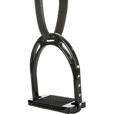 Étriers Brillants HKM Noir - Étriers Étriers Brillants HKM Noir - Étriers