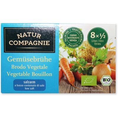 NATUR COMPAGNIE Bio Reduzierter Salz Bouillonwürfel NATUR COMPAGNIE Bio Reduzierter Salz Bouillonwürfel