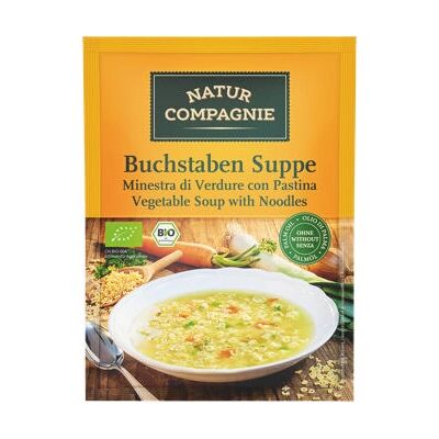 Sopa de alfabeto orgánica con julienne - Sopa Sopa de alfabeto orgánica con julienne - Sopa
