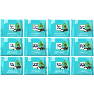 Tablette de Chocolat à la Menthe RITTER SPORT - Chocolate Tablet - Publicité Tablette de Chocolat à la Menthe RITTER SPORT - Chocolate Tablet - Publicité
