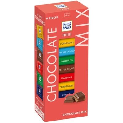 Ritter Sport Mini Tour de Chocolat - Saveurs Mixtes - Publicité Ritter Sport Mini Tour de Chocolat - Saveurs Mixtes - Publicité