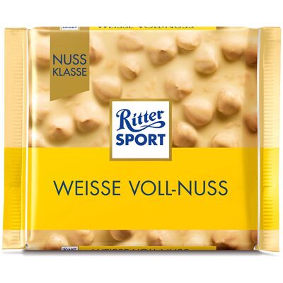 Ritter Sport - 102157 - Blanc - Barre chocolatée - Publicité Ritter Sport - 102157 - Blanc - Barre chocolatée - Publicité