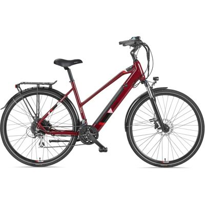 Telefunken XC940 E-Bike 24-Gang - Bordeauxrood - Trekking Telefunken XC940 E-Bike 24-Gang - Bordeauxrood - Trekking