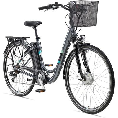 TELEFUNKEN RC822 E-Bike - 7 Versnellingen - Voorwielmotor 250W - 36V Accu TELEFUNKEN RC822 E-Bike - 7 Versnellingen - Voorwielmotor 250W - 36V Accu