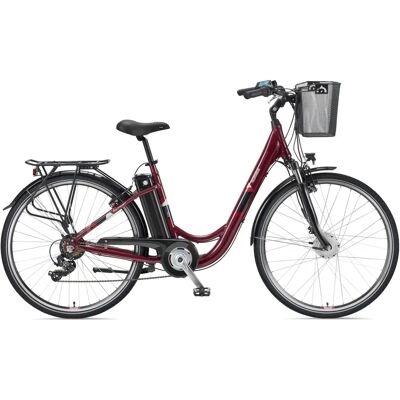 TELEFUNKEN Multitalent RC822 E-Bike - 36V, 28 Inch, Rood, Dames/Heren TELEFUNKEN Multitalent RC822 E-Bike - 36V, 28 Inch, Rood, Dames/Heren