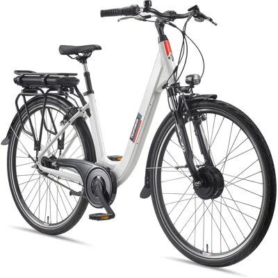Telefunken RC845 Stad E-Bike Wit 28" 7-Gang - E-Bike Telefunken RC845 Stad E-Bike Wit 28" 7-Gang - E-Bike