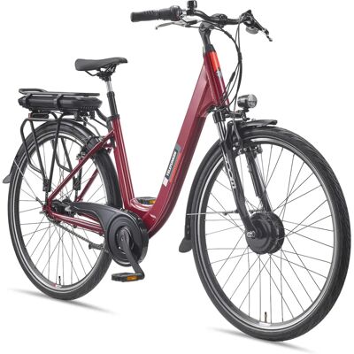 TELEFUNKEN Multitalent RC845 E-Bike - 28 Zoll, rot, tiefer Einstieg, Stadt TELEFUNKEN Multitalent RC845 E-Bike - 28 Zoll, rot, tiefer Einstieg, Stadt