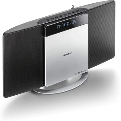 Rádio Estéreo Karcher MC 6580D - Rádio digital, Bluetooth, CD Rádio Estéreo Karcher MC 6580D - Rádio digital, Bluetooth, CD