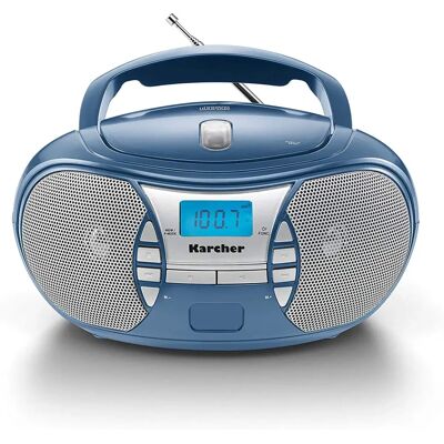 Karcher RR 5025 Niebieski Przenośny Radio/CD odtwarzacz - Przenośny Radio/CD odtwarzacz Karcher RR 5025 Niebieski Przenośny Radio/CD odtwarzacz - Przenośny Radio/CD odtwarzacz