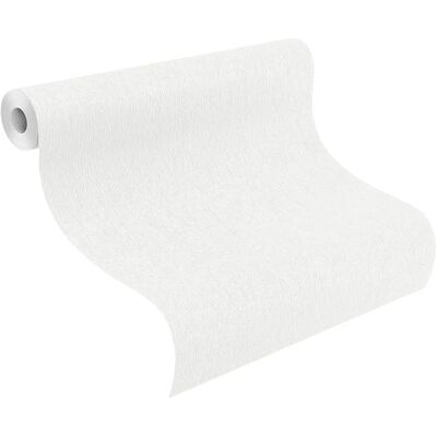 Witte vinylbehang Rasch - 0,53 x 10,05 m - Wallton Collectie Witte vinylbehang Rasch - 0,53 x 10,05 m - Wallton Collectie