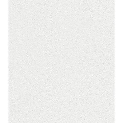 Rasch Wit Behang - 127409 Vliesbehang - Effen 0.53x10.05m Rasch Wit Behang - 127409 Vliesbehang - Effen 0.53x10.05m
