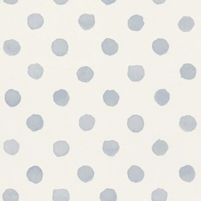 Rasch Bambino XIX 252033 Vliestapete mit großen Punkten in Blau Rasch Bambino XIX 252033 Vliestapete mit großen Punkten in Blau