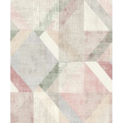 Rasch Modelo 311914 Papel Tapiz Geométrico Rosa - Papel Rasch Modelo 311914 Papel Tapiz Geométrico Rosa - Papel