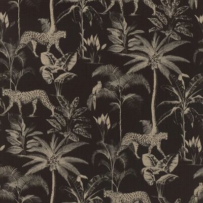 Rasch Savannah Black Gold Wallpaper Textured Cheetah Jungle - Wallpaper Rasch Savannah Black Gold Wallpaper Textured Cheetah Jungle - Wallpaper