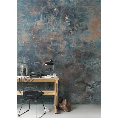 RASCH Factory IV Behang - 2,12x3m, Blauw/Bruin, Hoog Wasbaar RASCH Factory IV Behang - 2,12x3m, Blauw/Bruin, Hoog Wasbaar