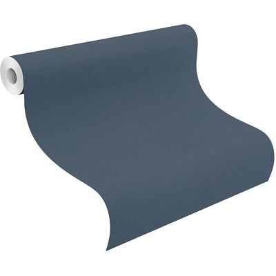 Vinylowa Tapeta Niebieska Rasch - Jednolite 5.33m² - Tapeta Vinylowa Tapeta Niebieska Rasch - Jednolite 5.33m² - Tapeta
