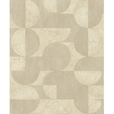 RASCH Beige Diseño geométrico Retro - Revestimiento de Pared RASCH Beige Diseño geométrico Retro - Revestimiento de Pared
