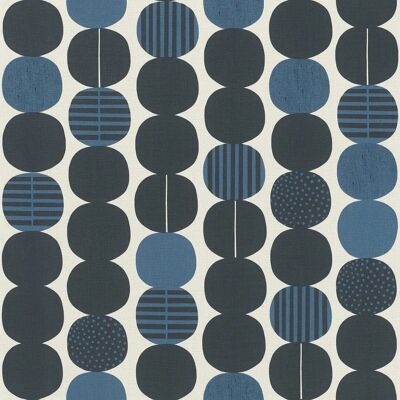Rasch Navy Retro Wallpaper - Wallpaper Rasch Navy Retro Wallpaper - Wallpaper