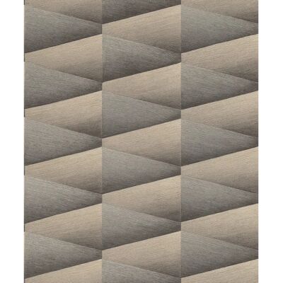 RASCH Composition Bruine Behang - Vliesbehang met 3D Motief RASCH Composition Bruine Behang - Vliesbehang met 3D Motief