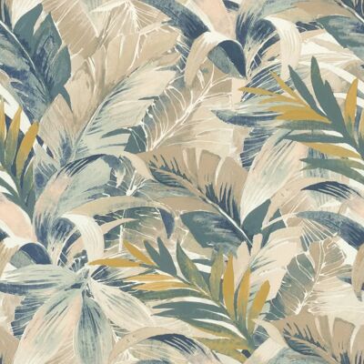 Carta da parati vinilica botanica Rasch - 10.05 x 0.53 m - Multicolore Carta da parati vinilica botanica Rasch - 10.05 x 0.53 m - Multicolore