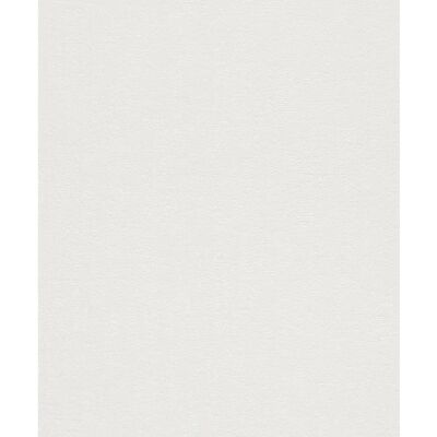 Rasch Witte Vinyl Behang 0.53x10.05m - Behang Rasch Witte Vinyl Behang 0.53x10.05m - Behang