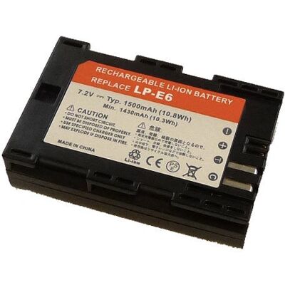 Batteria Fotocamera Dörr LP-E6 - Nero Batteria Fotocamera Dörr LP-E6 - Nero