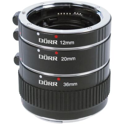 Dörr Nikon AF Makro Förlängningstuber - 12/20/36mm Dörr Nikon AF Makro Förlängningstuber - 12/20/36mm