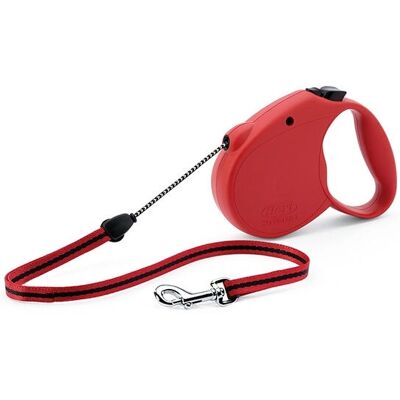 Flexi guia retrátil para cães - 5 m, Vermelho, Náilon, Pequeno Flexi guia retrátil para cães - 5 m, Vermelho, Náilon, Pequeno