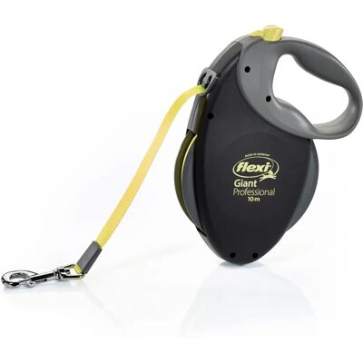 Flexi Giant Professional - Dog Leash for Large Dogs, 10m, Neon Flexi Giant Professional - Dog Leash for Large Dogs, 10m, Neon