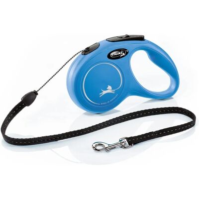 Flexi New Classic Blue Cord Leash - Dog Lead Flexi New Classic Blue Cord Leash - Dog Lead