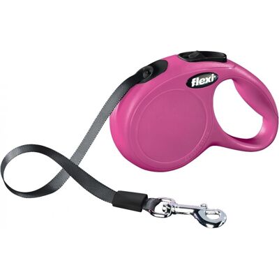 Flexi New Classic růžový vodítko na psy 3m XS Flexi New Classic růžový vodítko na psy 3m XS
