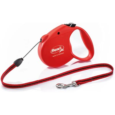 Flexi Flamingo Leine - 5m, LED & Leckerchen-Box, 12kg Max - Leash Flexi Flamingo Leine - 5m, LED & Leckerchen-Box, 12kg Max - Leash