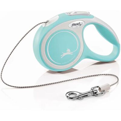 Guinzaglio Flexi New Comfort Cord - Azzurro - Catena per cani Guinzaglio Flexi New Comfort Cord - Azzurro - Catena per cani
