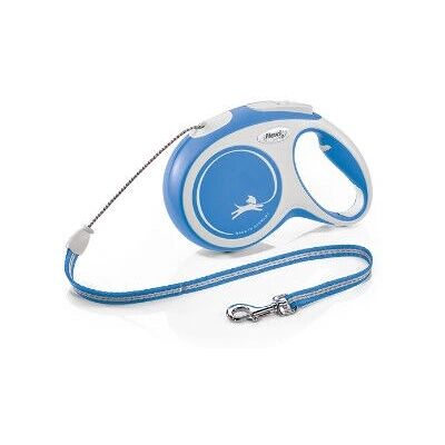 Guinzaglio Flexi per Cani - 8m Blu - Corda Retrattile Guinzaglio Flexi per Cani - 8m Blu - Corda Retrattile