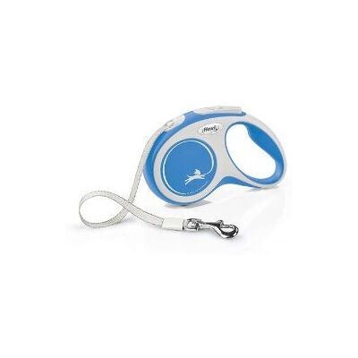 Flexi Psí vodítko Malé Modré - 5m Skládací Nylon Flexi Psí vodítko Malé Modré - 5m Skládací Nylon