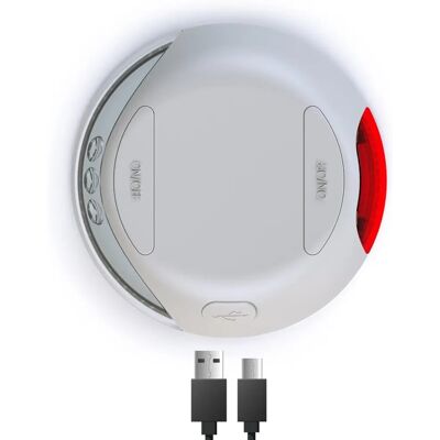 Flexi Light Grey LED Dog Safety System - 7cm Flexi Light Grey LED Dog Safety System - 7cm