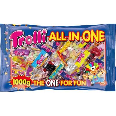 Trolli All in One - Gemengde Fruitgums Trolli All in One - Gemengde Fruitgums