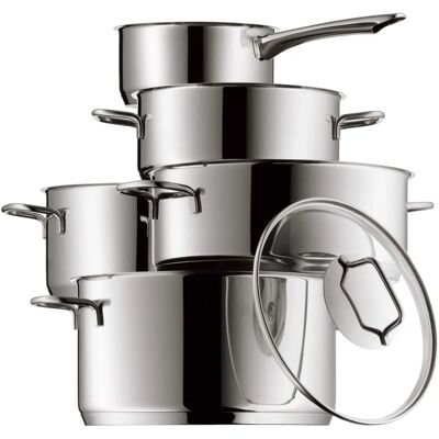WMF Astoria Cookware Set - 5-Piece Induction Stainless Steel Kitchen Set WMF Astoria Cookware Set - 5-Piece Induction Stainless Steel Kitchen Set