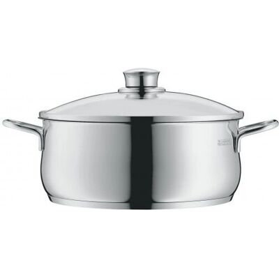 WMF Rostfritt stål sopptopp - 3 L, Glaslock - Alla spisar WMF Rostfritt stål sopptopp - 3 L, Glaslock - Alla spisar