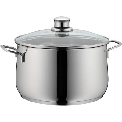 WMF Diadem Plus 24cm RVS Inductie Kasserolle - 6,5L WMF Diadem Plus 24cm RVS Inductie Kasserolle - 6,5L