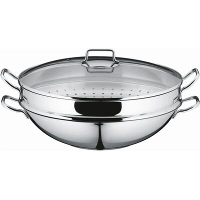 WMF Macao Wok 36cm - Compatible avec Tous les Cuisines - Publicité WMF Macao Wok 36cm - Compatible avec Tous les Cuisines - Publicité