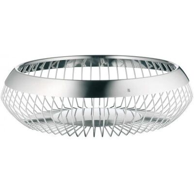 WMF Stainless Steel Bread Basket - 24cm - Silver WMF Stainless Steel Bread Basket - 24cm - Silver