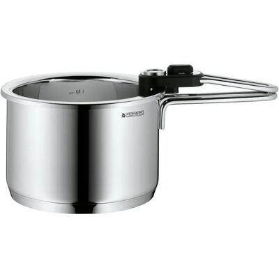 Olla de cocción a baño María WMF con indicador de temperatura - 1.5L, Negro Acero Inoxidable Olla de cocción a baño María WMF con indicador de temperatura - 1.5L, Negro Acero Inoxidable