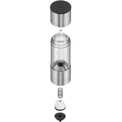 WMF Mini-Mühle - Salz & Pfeffer - Edelstahl - Transparent - 10cm WMF Mini-Mühle - Salz & Pfeffer - Edelstahl - Transparent - 10cm